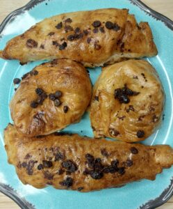 Κρουασάν με φύλλα ρυζιού χωρίς σφολιάτα