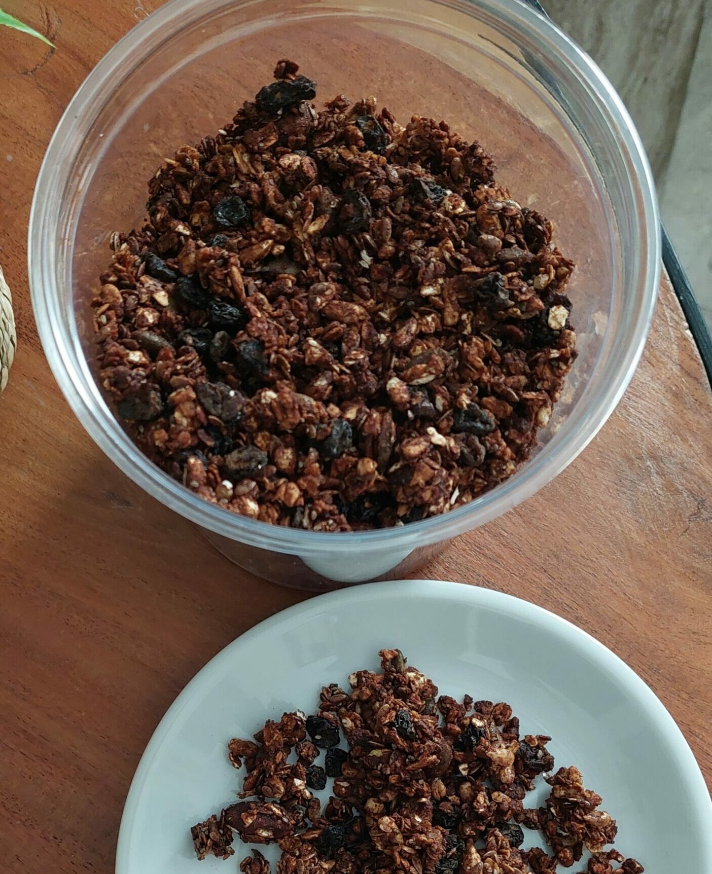 σπιτική γκρανόλα στο air fryer