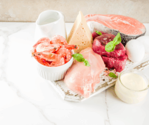 θαλασσινά γαρίδες σολομός