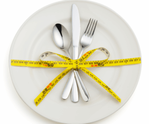 πιάτο με μεζούρα για δίαιτα