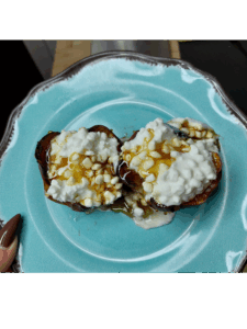 μήλο + cottage + μέλι + airfryer