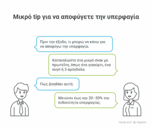 ΜΙΝΙ ΤΙΠ ΓΙΑ ΑΠΟΦΥΓΗ ΥΠΕΡΚΑΤΑΝΑΛΩΣΗ ΤΡΟΦΗΣ