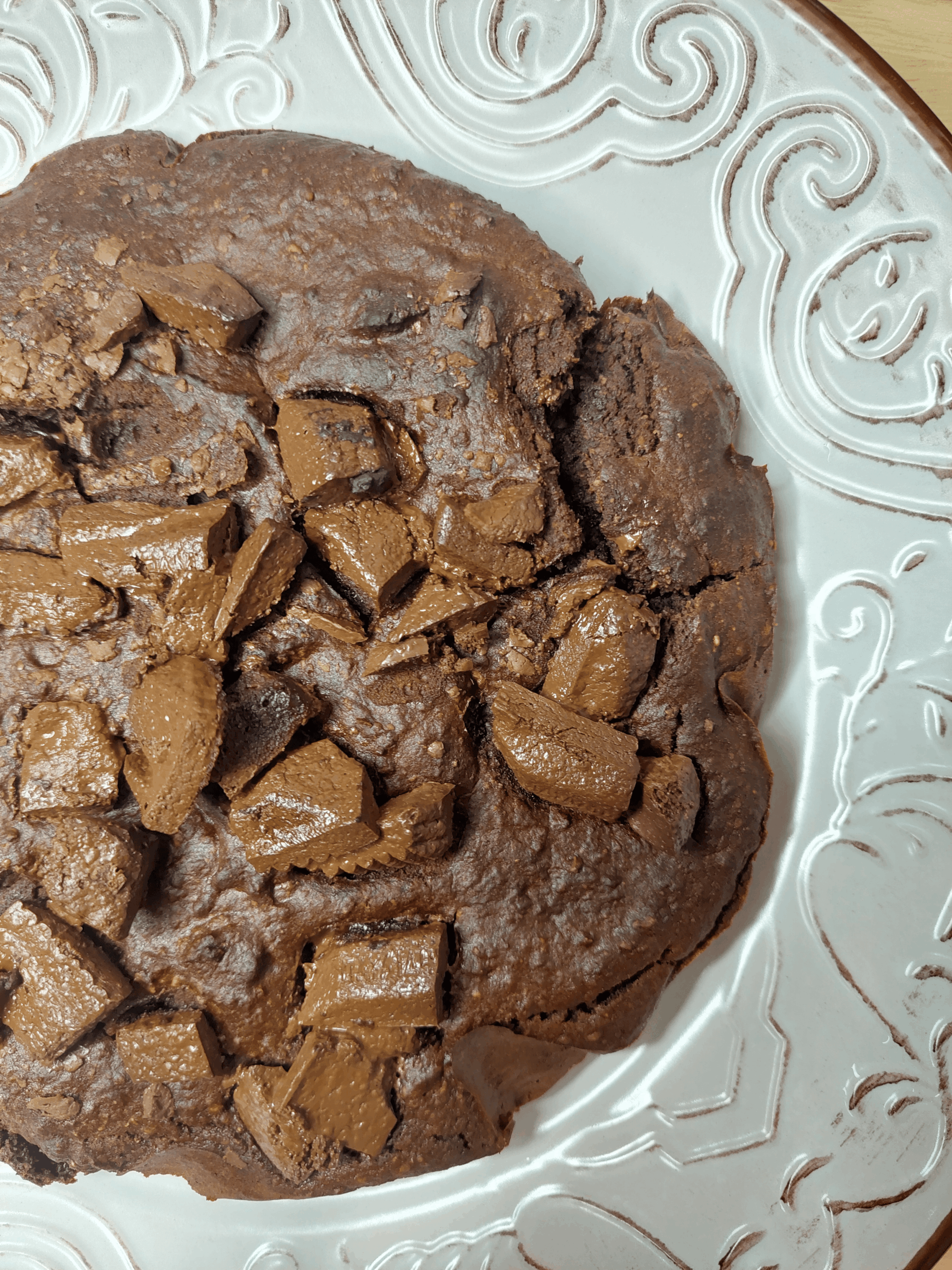 Brownie Γλυκοπατάτας με Κακάο & Βρόμη